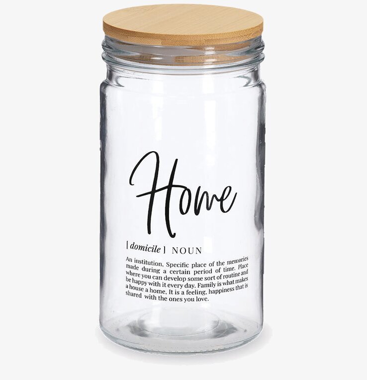 Förvaringsburk Home Zeller Glasburkar