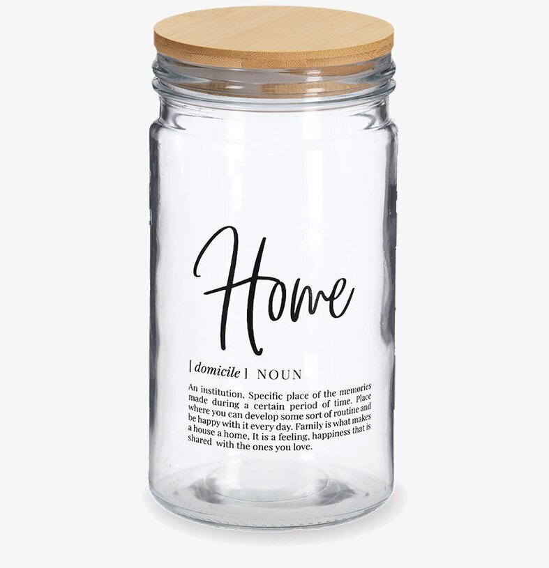 Förvaringsburk Home Zeller Glasburkar