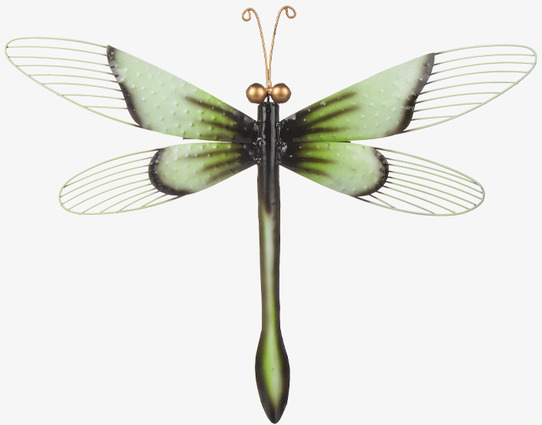 Trollslända Vägg Hamrad Plåt 50cm Different Design