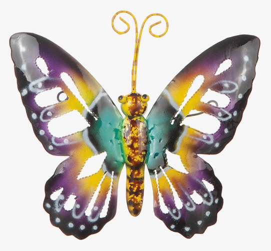 Fjäril Hamrad Plåt 19cm Different Design