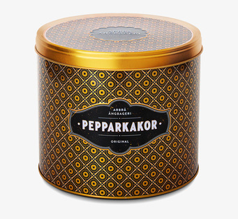 Pepparkakor 430g Guld/Svart från Arbrå Ångbageri
