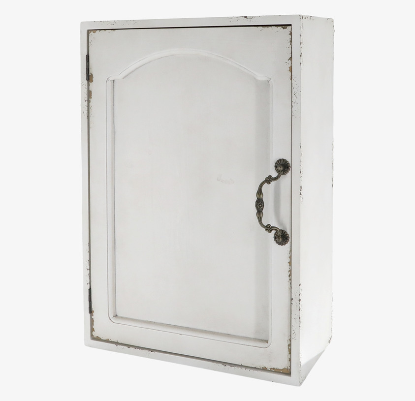 Väggskåp Antik Creme Chic Antique Skåp (ej för nycklar eller medicin) Vägghyllor som mer är en