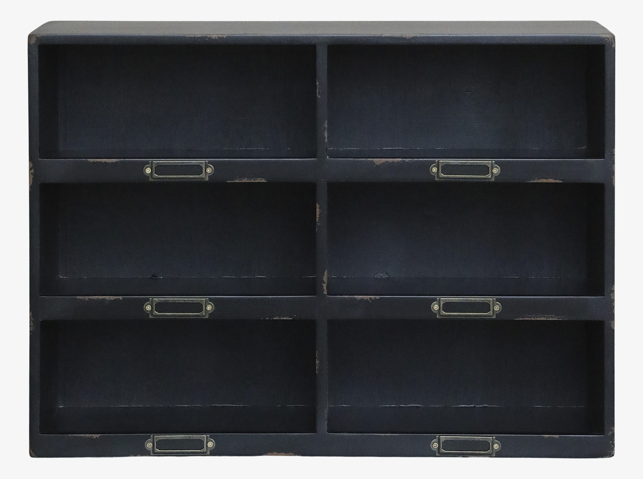 Fransk Reol Antik Svart Chic Antique Vägghyllor