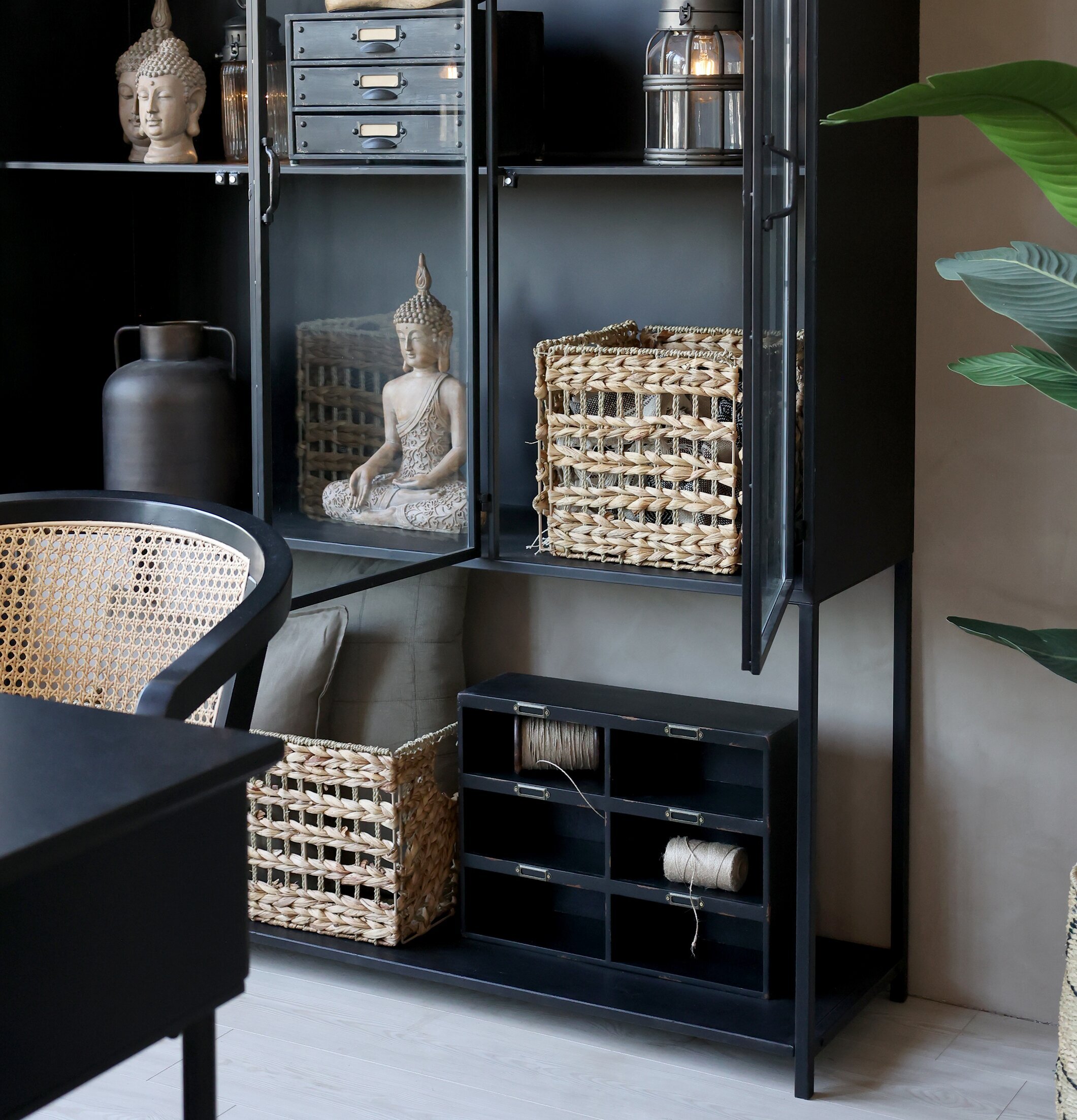 Fransk Reol Antik Svart Chic Antique Vägghyllor