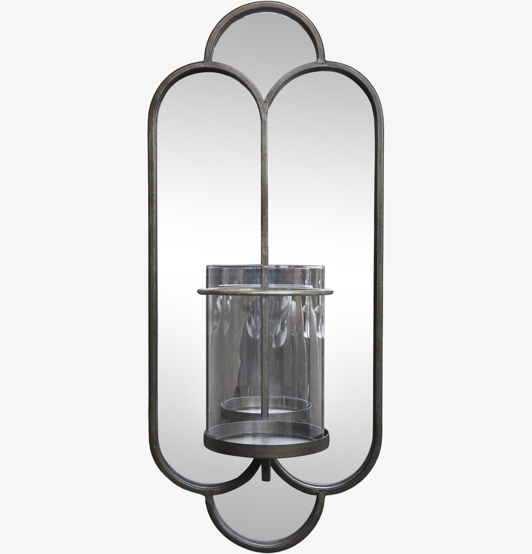 Väggspegel Med Ljusstake Chic Antique Ljusstakar Adventsstakar Ljushållare Ljushyllor