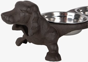 Bild av fantasifull och funktionell hundmatskål i järn