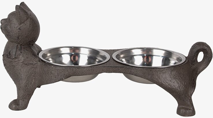 Matskål Järn Katt Clayre & Eef Kattskålar