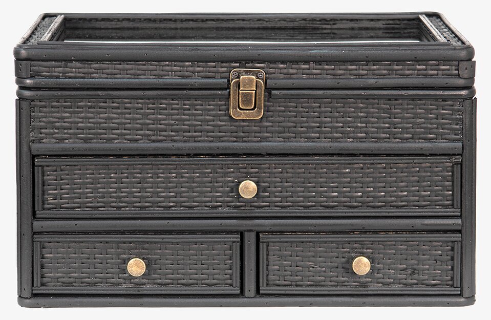 Smyckesskrin Svart Rotting Clayre & Eef Smyckeshängare Smyckesträd