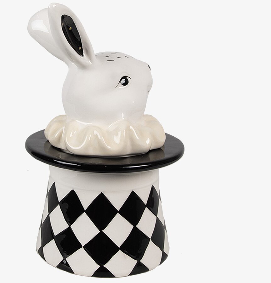 Porslinsburk Keramik Wonderland Clayre & Eef Förvaringsburkar i stengods