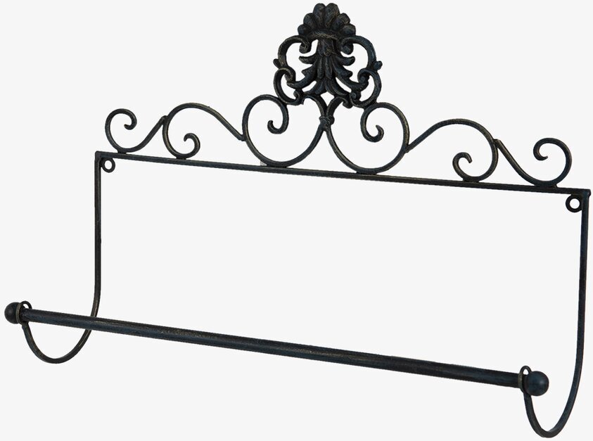 Pappershållare Vägg Svart Clayre & Eef för hushållspapper