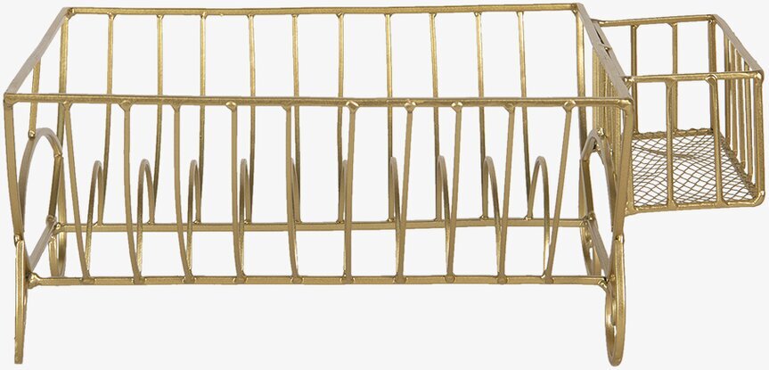 Diskställ Guld Clayre & Eef Övrig prydnad/dekoration för inredning innemiljö