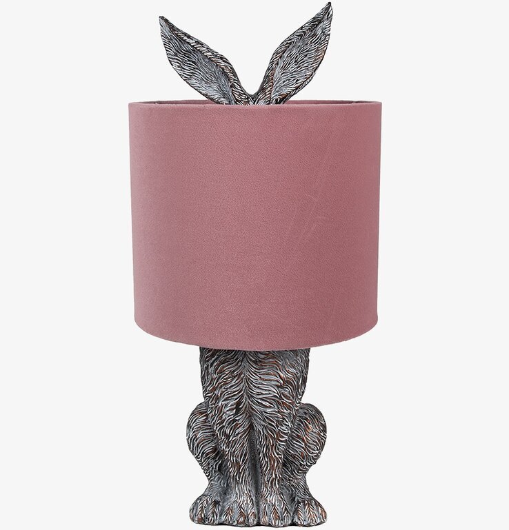 Bordslampa Kanin / Hiding Rabbit - Taupe/Rosa Clayre & Eef Lampor Taklampor Golvlampor Bordslampor LED-lampor Ledlampor