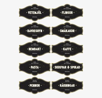 Pepparkakor 430g Guld/Svart från Arbrå Ångbageri i köket