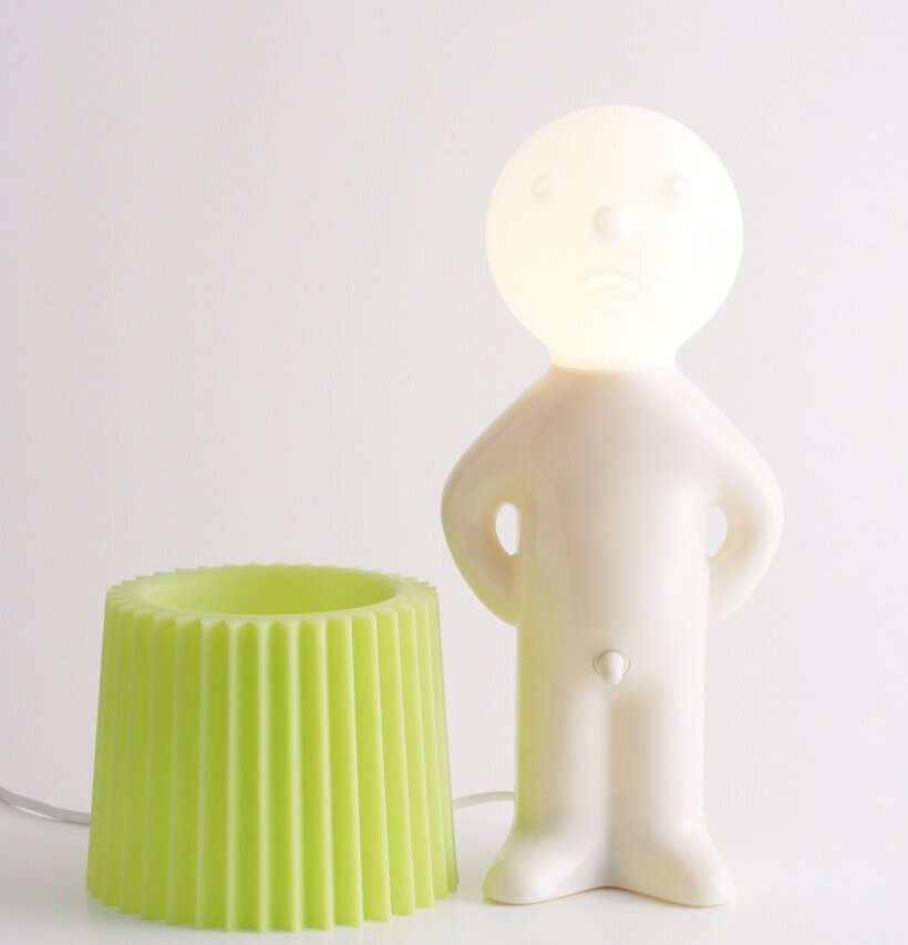 Lampa - Mr. P One Man Shy Grön från Propaganda med grön skärm