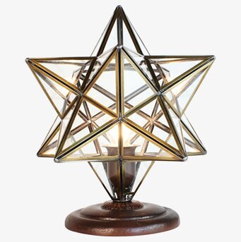 Bordslampa Stjärna Clayre & Eef Lampor Taklampor Golvlampor Bordslampor LED-lampor Ledlampor Fönsterlampor Ljusslingor för dekoration