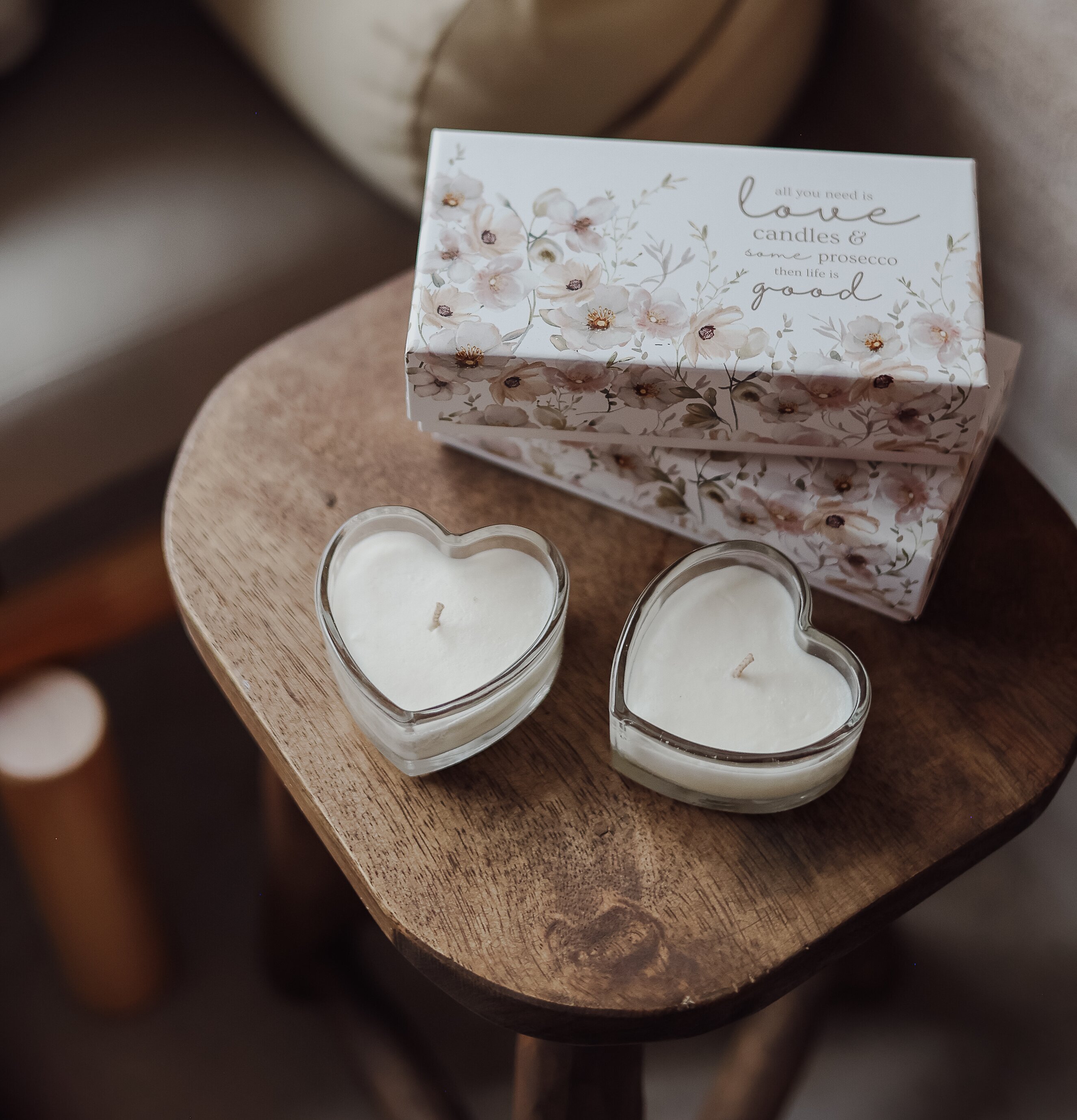 Doftljus Scented Heart Set/2 - Majas Cottage Doftljus/doftpinnar