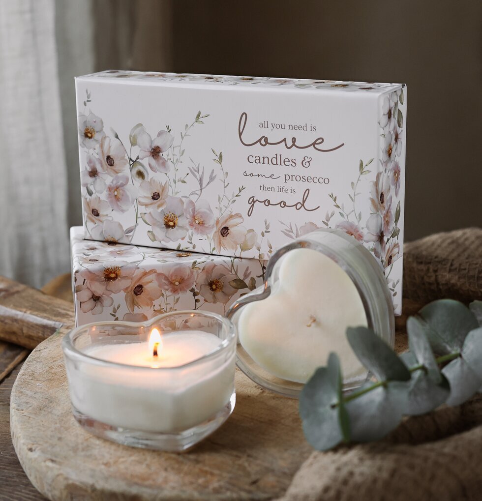 Doftljus Scented Heart Set/2 - Majas Cottage Doftljus/doftpinnar