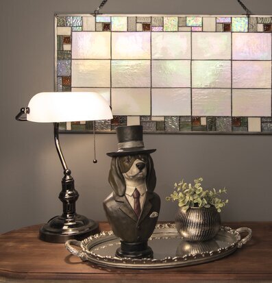 Skrivbordslampa Banker White Clayre & Eef Lampor Taklampor Golvlampor Bordslampor LED-lampor Ledlampor Fönsterlampor Ljusslingor för dekoration