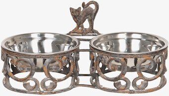 Bild av stilfull och praktisk matskål för katter