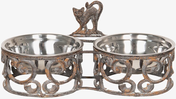 Matskål Katt Järn Clayre & Eef Kattskålar