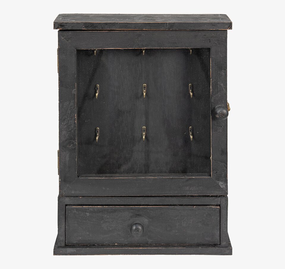 Nyckelskåp Antiksvart Clayre & Eef Nyckelförvaring Nyckelhängare