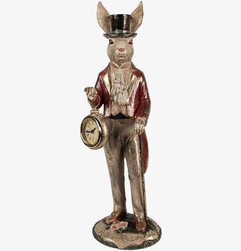 Bild av elegant kaninfigur i klassisk europeisk stil