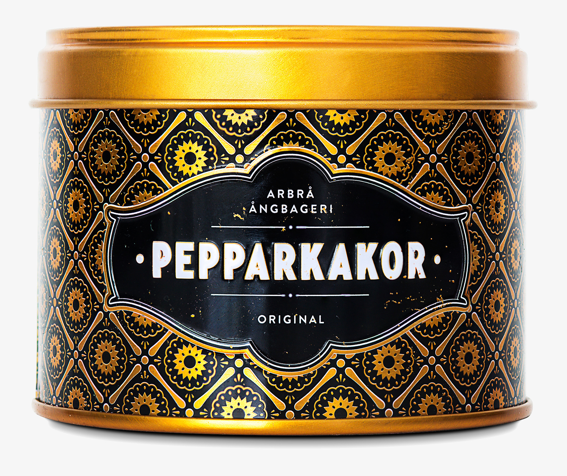 Pepparkakor Miniburk Guld/Svart från Arbrå Ångbageri