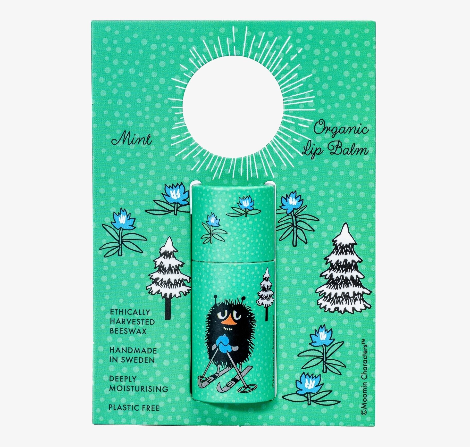 Lip Balm Av Bivax Med Mint - Mumin Gustaf och Linnea Läppbalsam Cerat