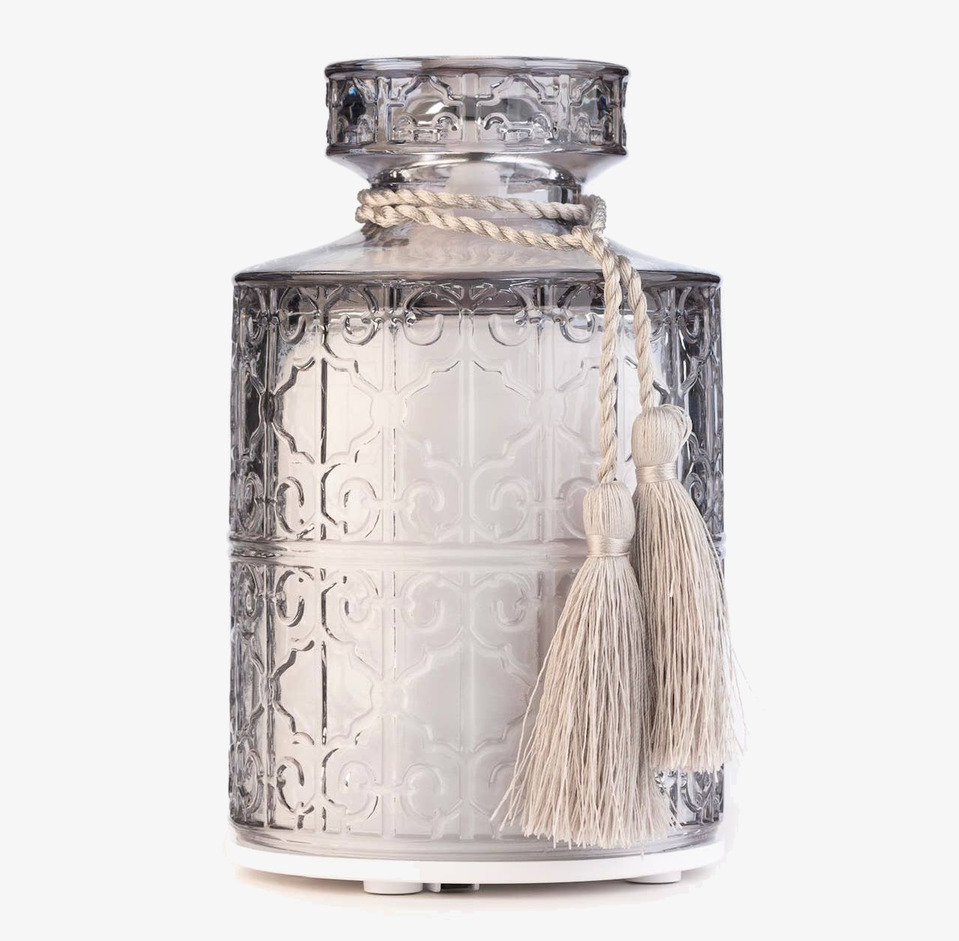 Bild: Elegant Aroma Diffuser med Ornamenterad Design