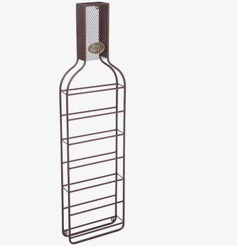 Bild av stilrent väggmonterat vinställ i metall