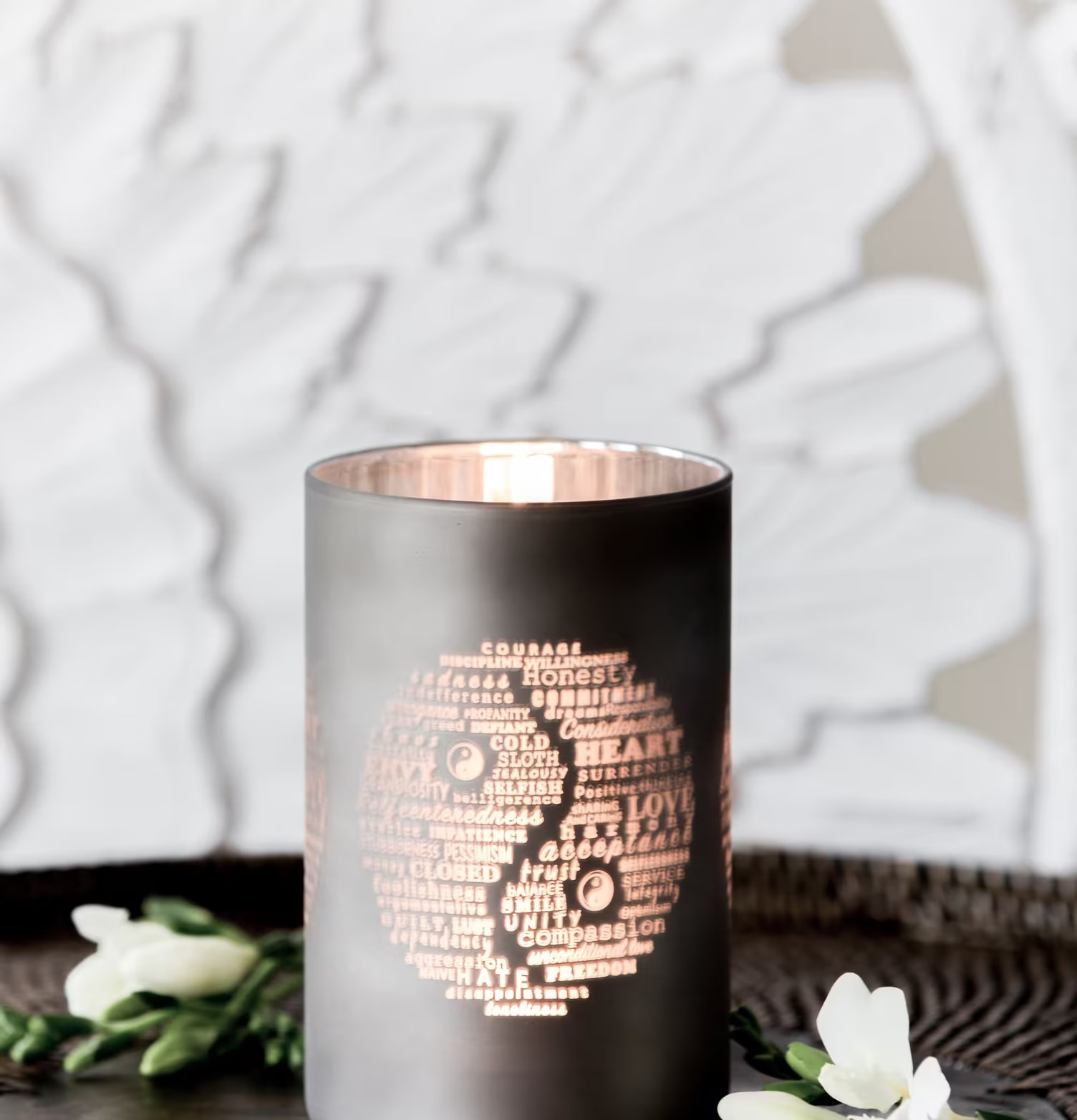 Ying Yang Mullvad - Majas Cottage, dekorativ glaslykta