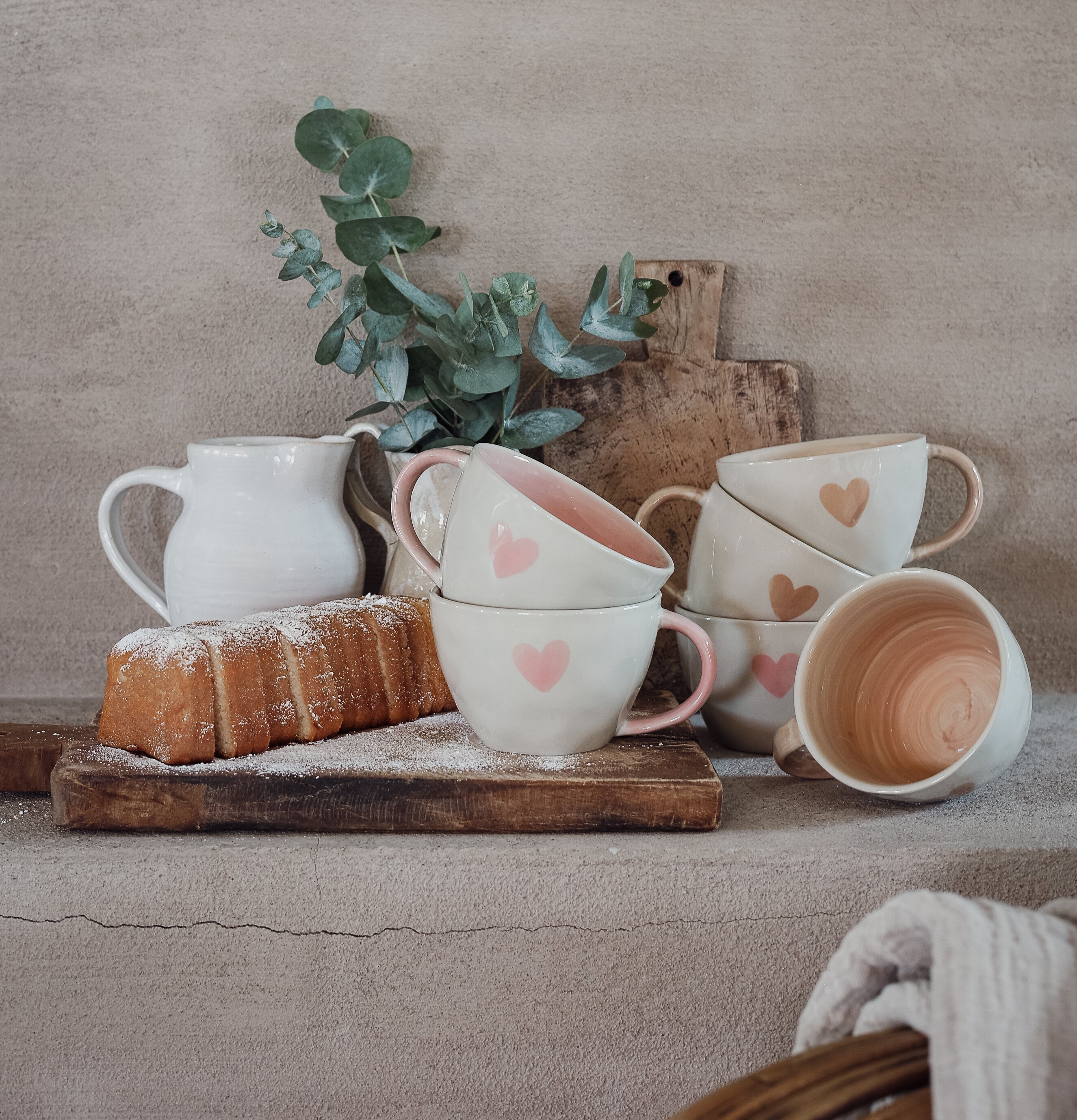 A lovely cup of Love & Happiness - Majas Cottage Muggar/koppar i porslin, keramik, papper eller