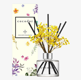 Bild av elegant doftprodukt med naturinspirerad design