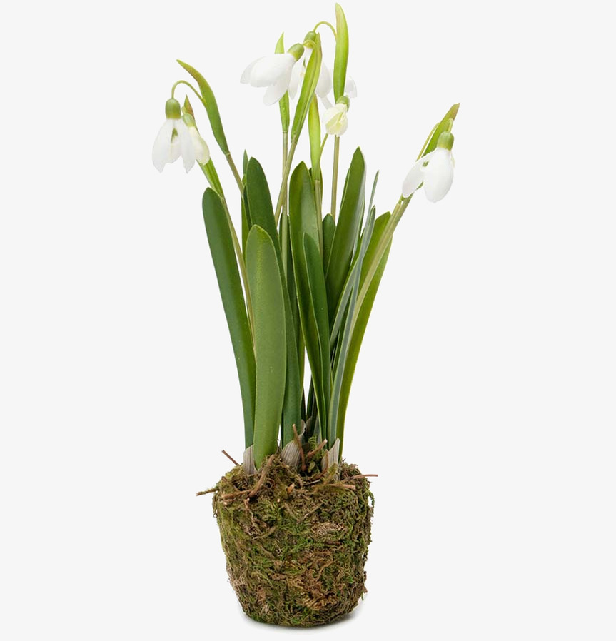 Snödroppe Mr Plant Konstväxter Konstblommor Plastväxter Plastblommor