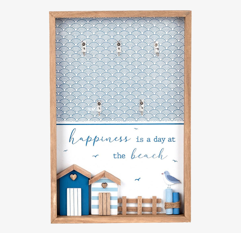 Nyckeltavla Happiness Signes Grimalt Nyckelskåp Nyckelförvaring Nyckelhängare