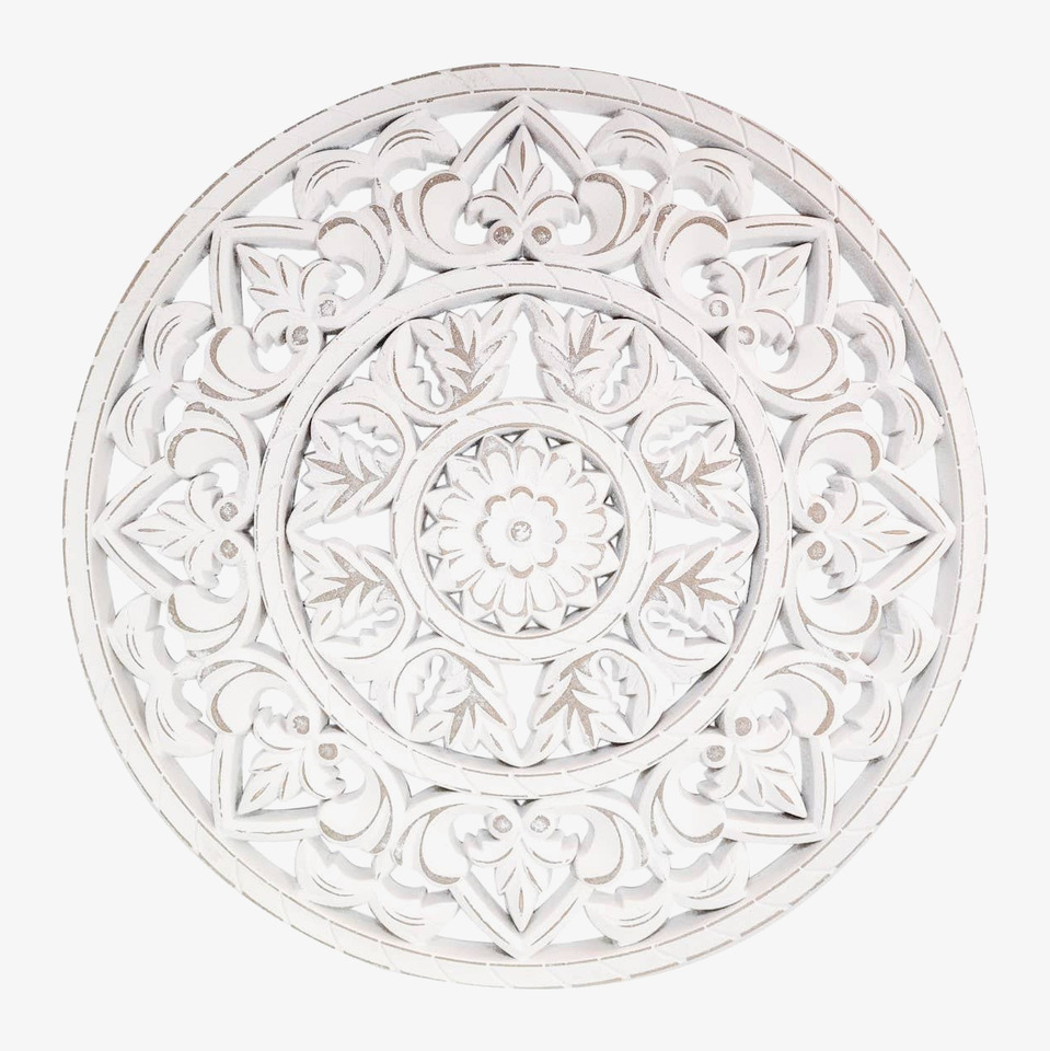 Vägdekoration Carve Ø45cm Signes Grimalt Väggdekoration Väggskyltar Posters Affischer Plåttavlor Plåtskyltar Tavlor Kalenderhängare Väggtroféer Paper Mache