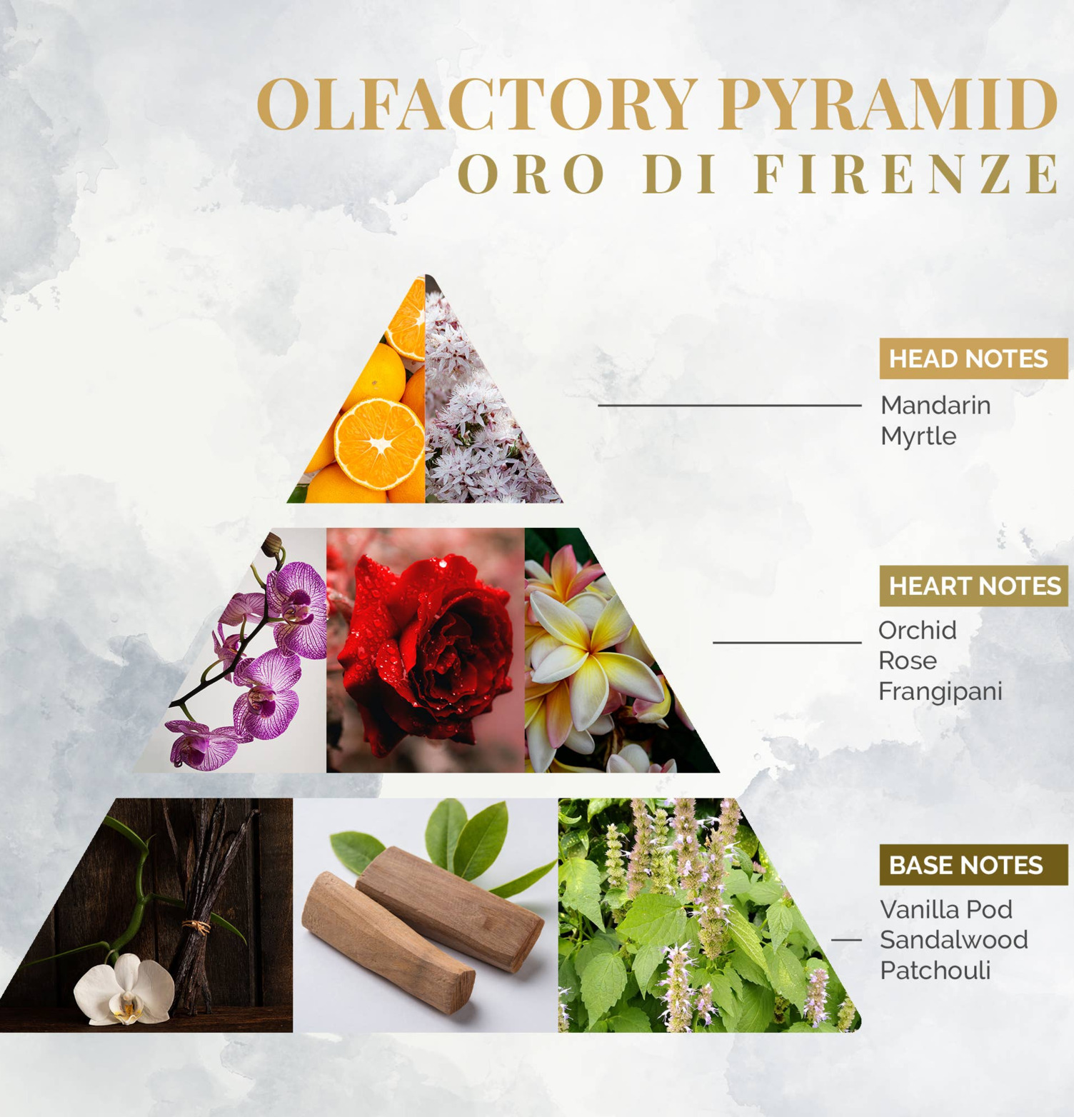 Doftpinnar – Mandarin, Orkidé & Sandelträ Logevy Firenze 1965 Doftljus/doftpinnar