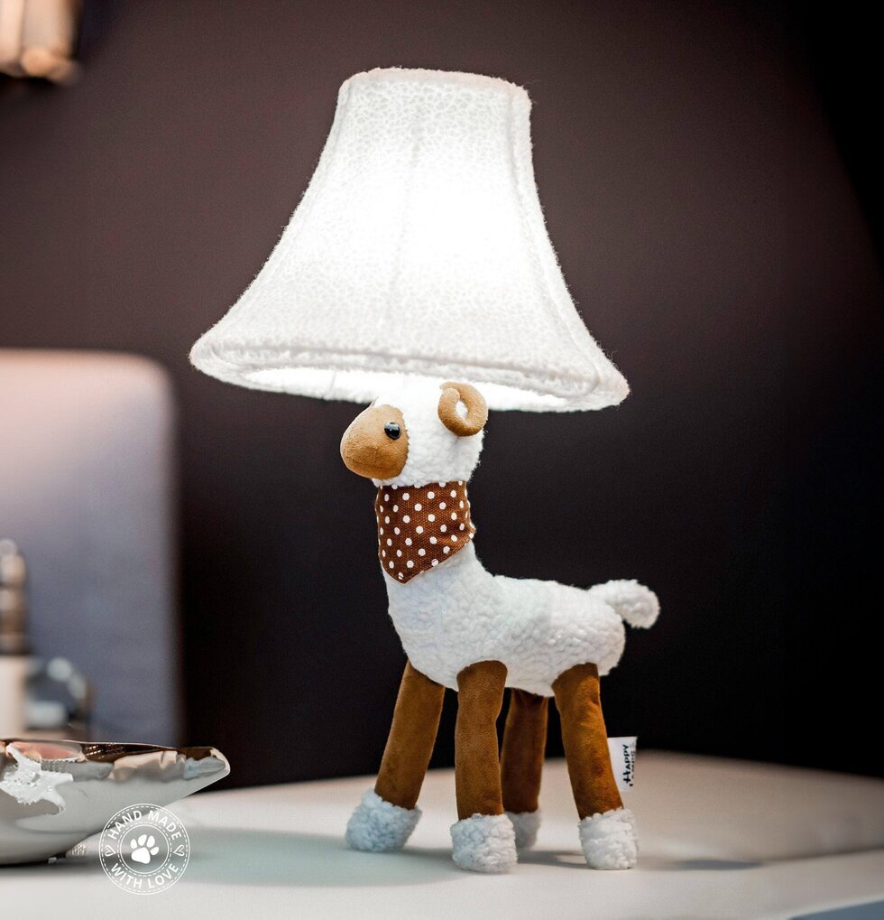 Bordslampa Wolle Får Happy Lamps Lampor Taklampor Golvlampor Bordslampor LED-lampor Ledlampor Fönsterlampor Ljusslingor för dekoration