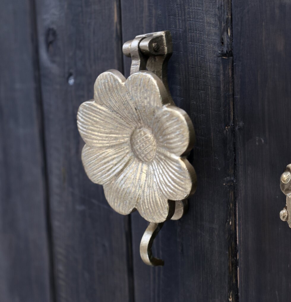 Dörrklapp Blomma Antik Mässing Chic Antique Övrig prydnad/dekoration för inredning utemiljö
