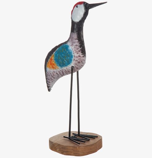 Fågel Hamrad Plåt 38cm Different Design Fåglar för prydnad/dekoration Prydnadsfåglar Dekorationsfåglar Övrig inredning innemiljö utemiljö