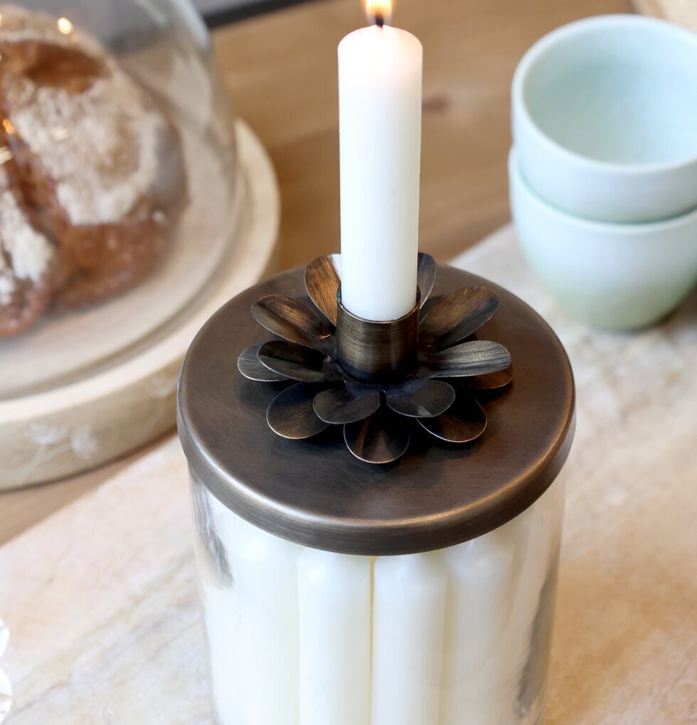 Ljusstake Antik Mässing Chic Antique Ljusstakar Adventsstakar Ljushållare Ljushyllor