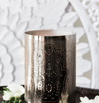 Hamsa Lanterna - Majas Cottage, elegant metallljuslykta