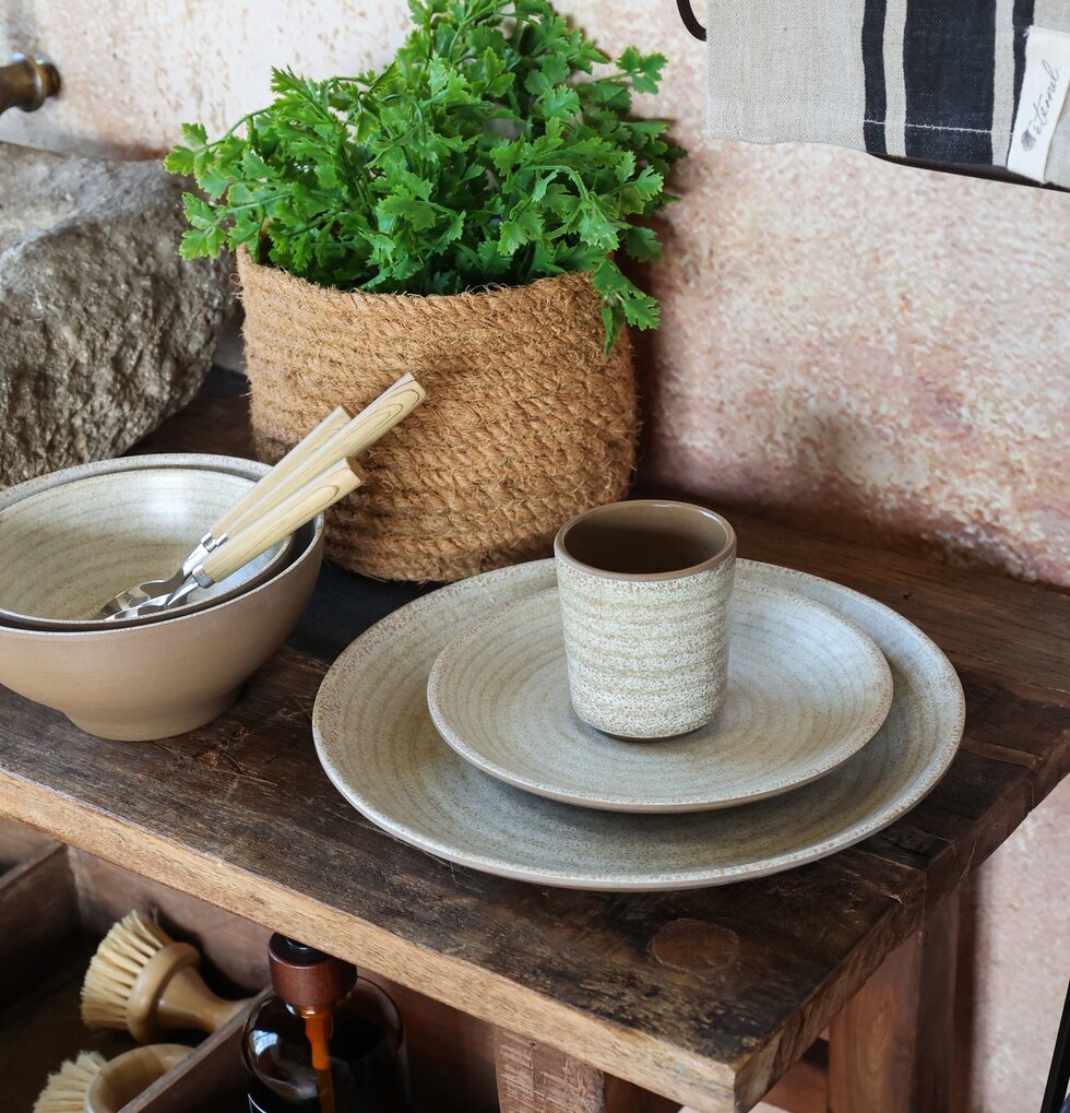 Cassis Middagstallrik Latte Melamin Assiett Skål Ø16,5cm Mugg Chic Antique Tallrikar Djupa tallrikar (ej skål) Desserttallrikar