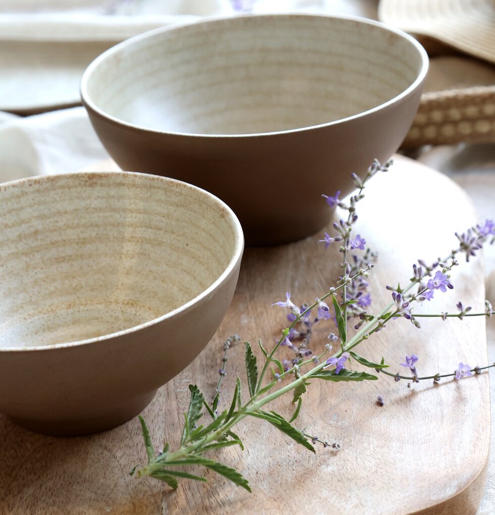 Cassis Skål Latte Melamin Ø16,5cm Chic Antique Skålar att äta ur tilltugg Såskannor/Vispskål servering Matlådor Förvaring