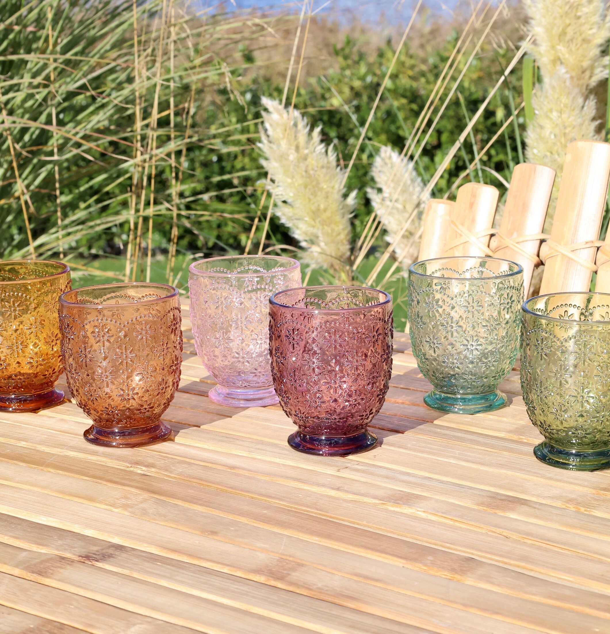 Saint-Émilion Reliefglas Chic Antique Dryckesglas Dricksglas Glas för dryck Plastglas