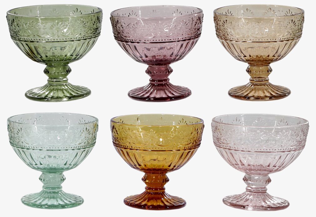 Saint-Émilion Dessertskål Chic Antique Dryckesglas Dricksglas Glas för dryck Plastglas Glassbägare Bägare glass