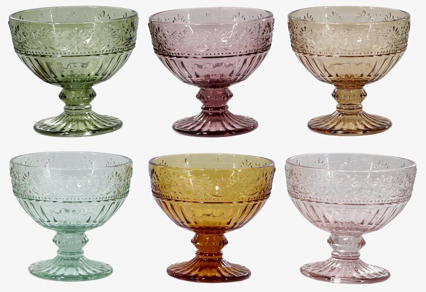 Saint-Émilion Dessertskål Chic Antique Dryckesglas Dricksglas Glas för dryck Plastglas Glassbägare Bägare glass