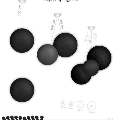 Happy Lights Vit L Golv/Tak från varumärket Happy Lights