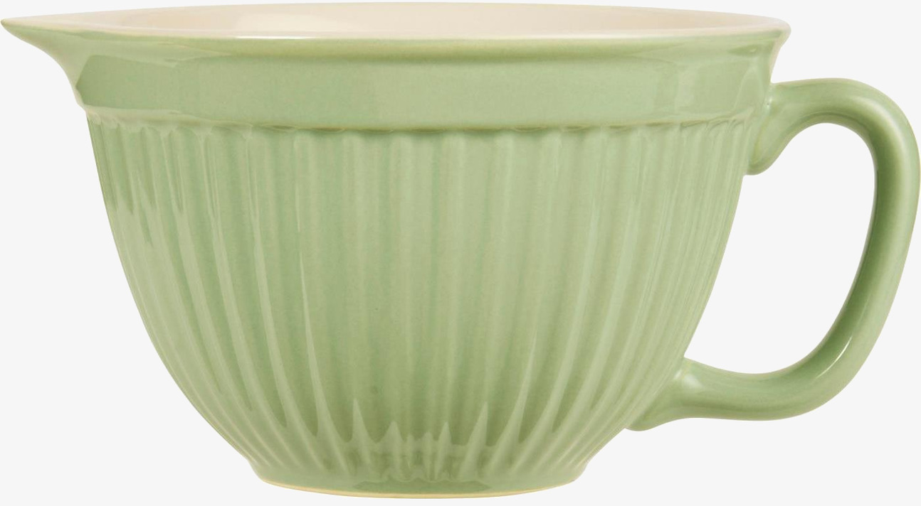 Bild av grön vispskål med elegant och praktisk design