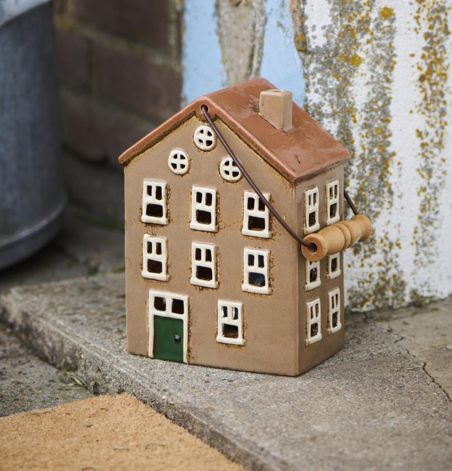 Ljuslykta Nyhavn Brun IB Laursen Lyktor Endless Light Ljuslyktor